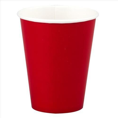 Cold Beverages Good-Quality Red Printed Disposable Party Paper Cups ,150 Ml