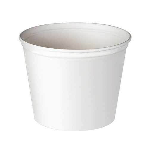Party Hot And Cold Beverages Quality White Disposable Paper Cup , 90 Ml