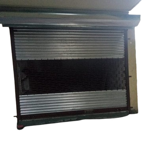 Powder Coated Rolling Shutter - Stainless Steel, Silver Color, Rectangular Shape | Heavy-Duty, Easy to Install, Corrosion Resistant
