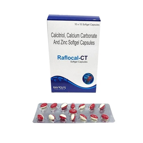 राफ्लोकल-सीटी कैल्शियम कार्बोनेट और जिंक सॉफ्टजेल कैप्सूल सामान्य दवाएं