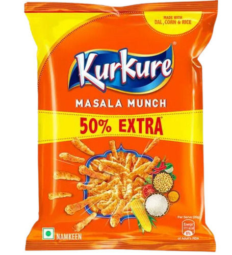 40 Gram Ready To Eat Spicy And Crunchy Fried Masala Munch Ingredients: Potato