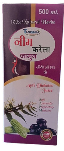 Anti Diabetes Ayurvedic Juice, Pack Of 500ml 