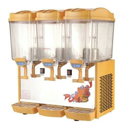Stainless Steel + Plastic Automatic 500w 3 Flavour Juice Dispenser