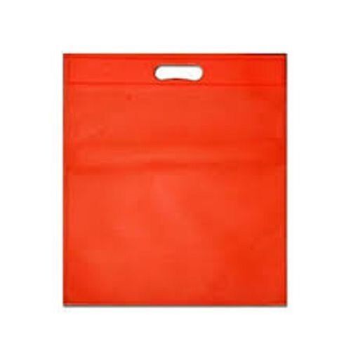 Eco Friendly Reusable Orange Non Woven D Cut Bag Bag Size: 10X10