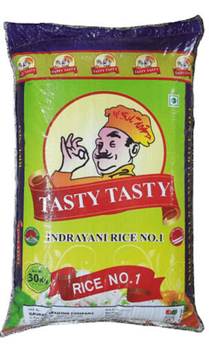 Natural And Tasty Delicious Soft Medium Grain White Tasty Tasty Indrayani Rice, 30 Kg