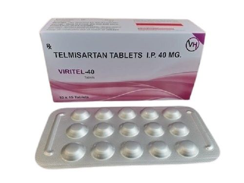 Viritel 40 mg Telmisartan Tablets 10x15 Tablets