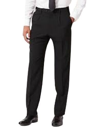 Linen Plain And Comfortable High-Quality Black Trousers For Men