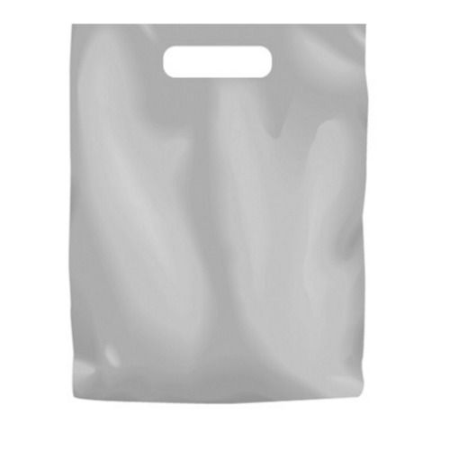 Non-woven Light Grey D Cut Plain Bag 5 Kg Capacity Handle