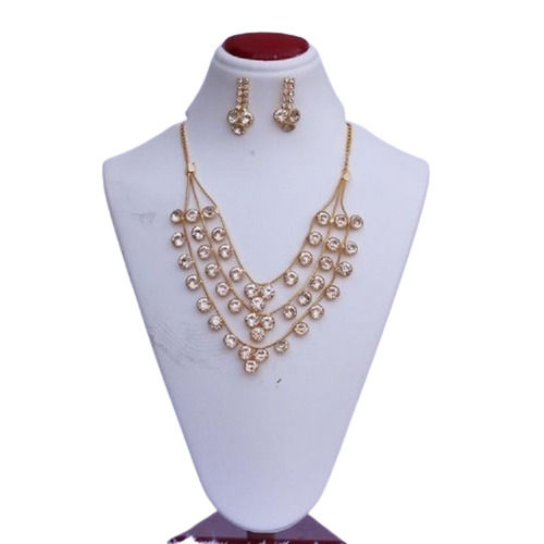 Ladies Golden HR-931 Artificial Necklace Set