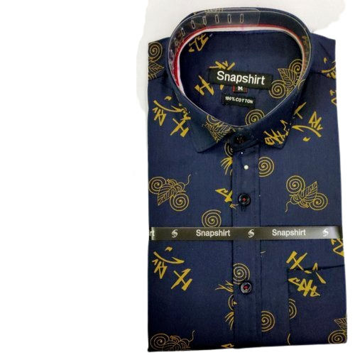 Breathable Modern Designer And Affordable Men Cotton Casual Printed Shirt Age Group: 16 To Above