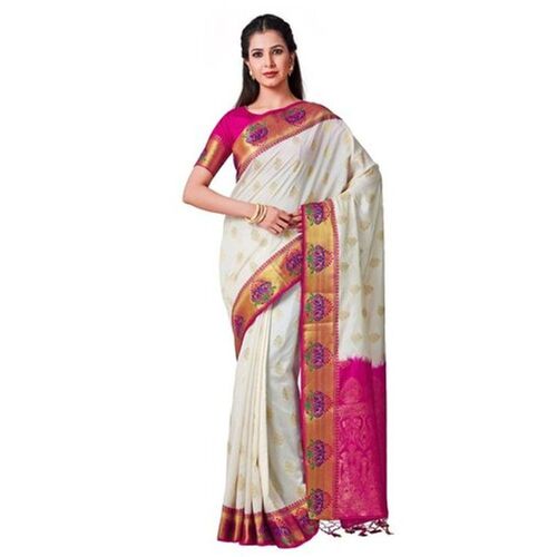 Eye Catching Look Ladies Soft Silk Saree
