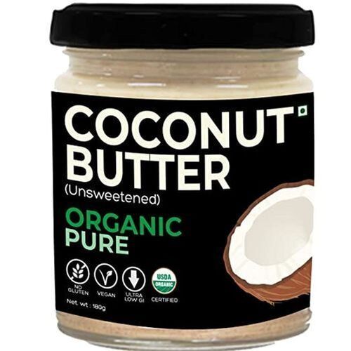 Creamy Tasty Fresh Unsweetened Coconut Butter 