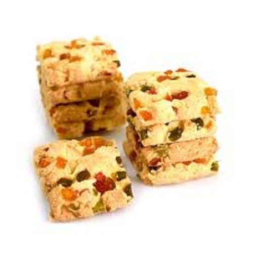 Crispy Sweet And Salty Taste Square Shape Cassia Flavor Fruit N Nut Cookie Fat Content (%): 5 Percentage ( % )