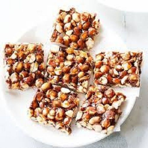 100 Percent Organic Fresh And Pure Sweet And Tasty Crushed Peanut Chikki