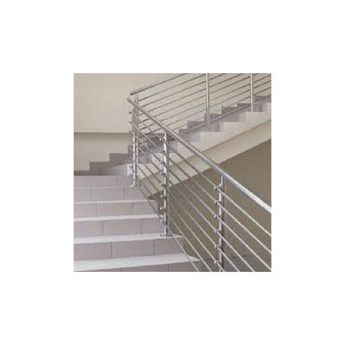 Stainless Steel Railing - 5' x 2' Dimensions, 3-5 Feet Height, Rust-Resistant, Durable and Lightweight Design with Safety Handrail
