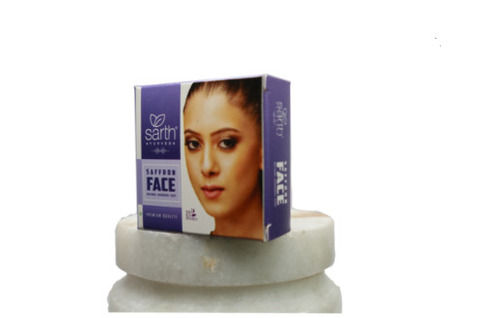 25 Grams Pack Size 99 Percent Pure Ayurvedic Saffron Face Soap