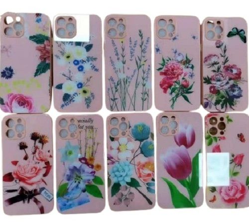 Flower Printed Plastic Mobile Back Cover