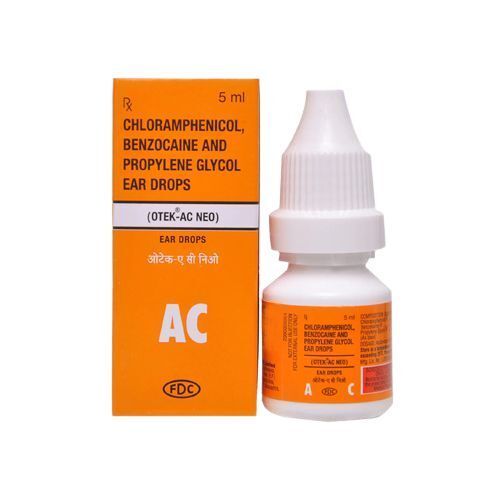 Chloramphinicol Benzocaiene And Propylene Glycol Ear Drops, 5 Ml