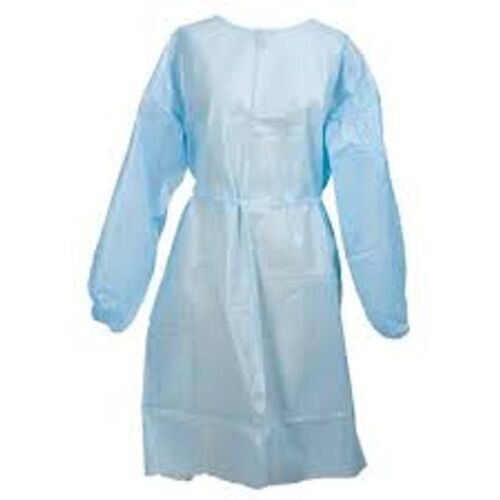 40 Gsm Non Woven 48 Inch Disposable Blue Surgical Isolation Gown, Unisex Length: 38 Millimeter (Mm)