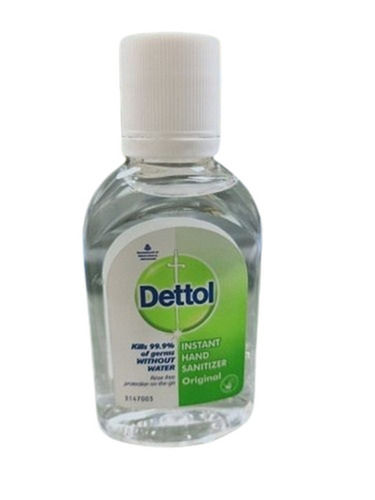 Antibacterial Skin-Friendly Liquid Dettol Instant Hand Sanitizer for Kills 99.9 Percent of Germs without Water