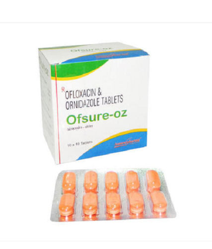 Packaging Size, 5 X 2 X 10 Tablets, Ofloxacin & Ornidazole Tablets Cas No: 82419-36-1