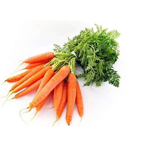 Fresh Narrow And Cone-Shaped 1 Kilogram Sweet Tasting Root Vegetable Carrot, 1 Kg