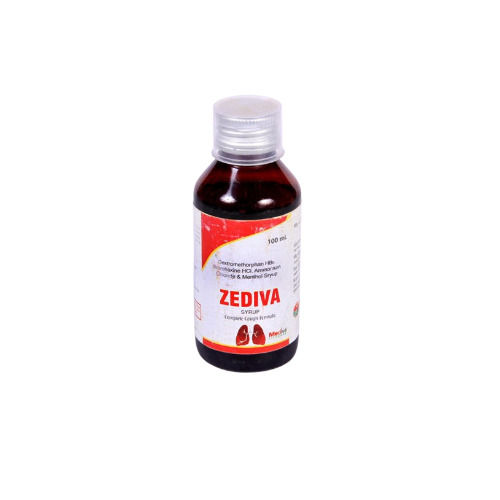 100 Ml Dm Bromhexine Ammonium Chloride Menthol Cough Syrup