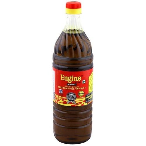 1 Liter 100% Pure Cold Pressed Nutrient Rich Organic Hygienically Packed Mustard Oil For Cooking