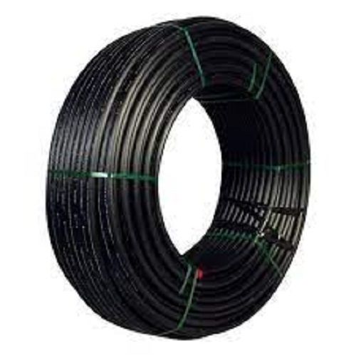 Black 6-Meter Long Ruggedly Constructed 25Mm To 110Mm Thick Hdpe Water Pipe