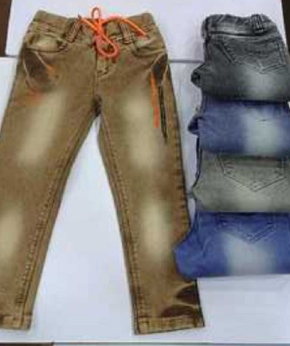 Boys Regular Fit Denim Jeans Size 32, Brown Color Comfortable