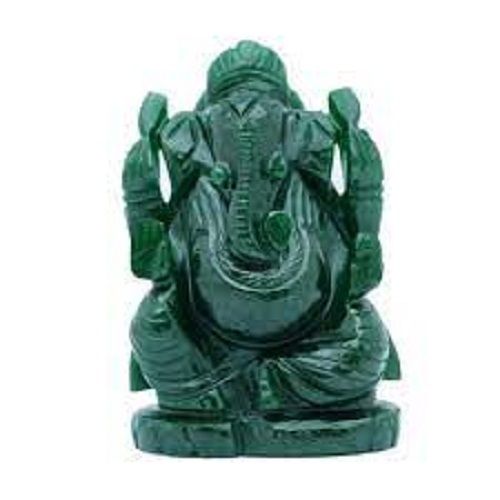 Eco-Friendly Green Gemstones Ganesh Statues For Business Gifts And Home Decoration