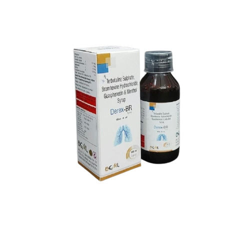 Terbutaline Sulphate, Guaiphenesin, Bromhexine Hydrochloride And Menthol Syrup