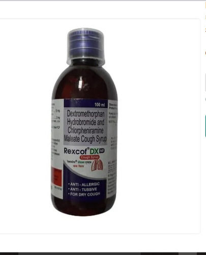 Rexcof Dx Cough Syrup, Bottle Size: 100 Ml General Medicines