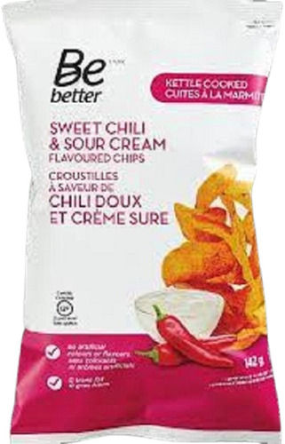 Crispy Hygienically Spicy Prepared Yummy Sweet Chili Sour Cream Kettle Chips