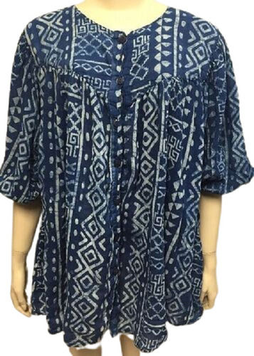 Blue Girl 25 Inch Length Summer Comfortable Stylish Stunning Look Fancy Top