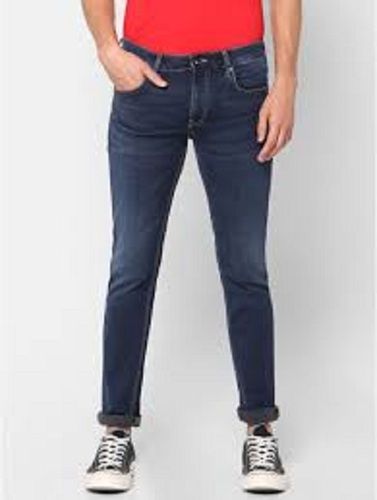 Breathable Washable And Quick To Dry Blue Denim Jeans