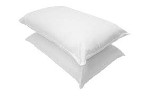 White Beautiful And Comfortable Soft Cotton Plain Pillow For Home And Hotel 