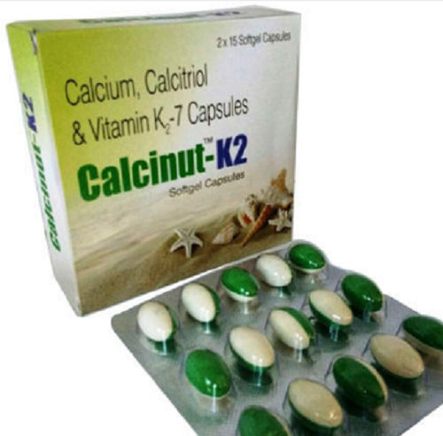 Capsule Calcium Calcitriol And Vitamink2-7 Softgel Capsule General Medicines