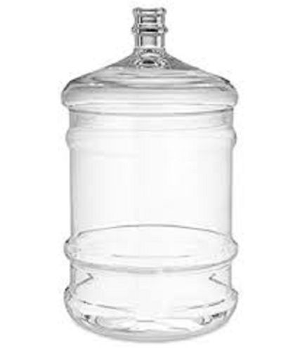 Light Weight Soft Texture Durable Transparent Round Plastic Mineral Water Jar Capacity: 20 Liter/Day