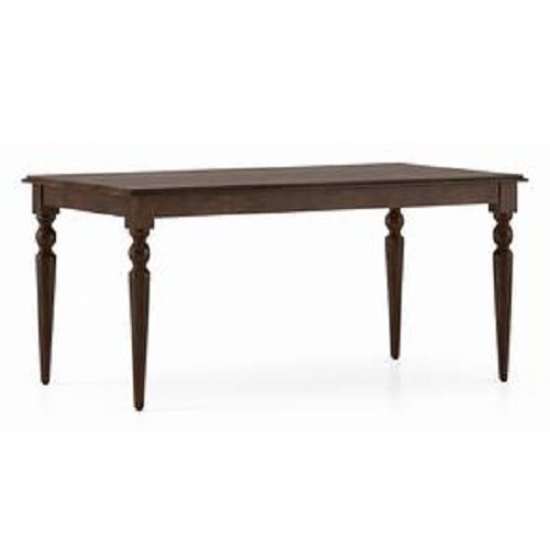 Lightweight Indian Style Machine Cutting Solid Redwood Rectangular Table For Living Room No Assembly Required