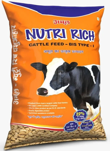 Orange Pellets Nutri Rich Cattle Feed, 50Kg Pack