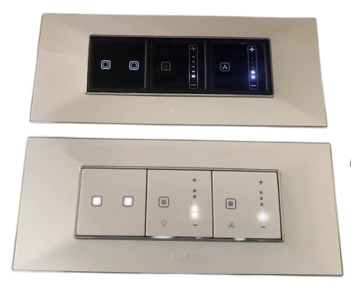 Wall Mounted Electrical Switch Board - Durable Plastic, 11.3x7.0x4.6 cm, White/Black | Sleek Design, Easy Access, Neat Installation, Versatile Use, IP54 Rated