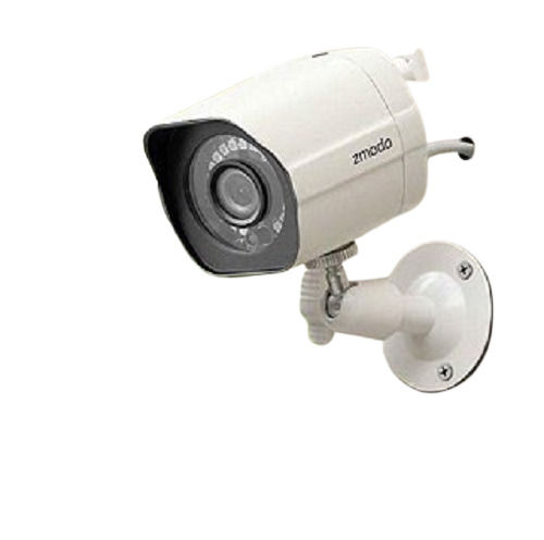 White Cctv Security Camera Application: Outdoor