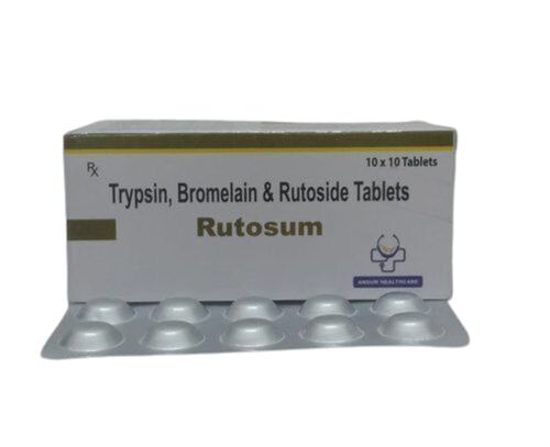  Trypsin Bromelain & Rutoside Tablets,10X10 Tablets Cool And Dry Place