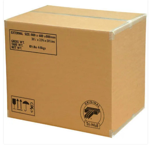12 Centimeter Size 3 Mm Thick Brown and Black Printed Corrugated Boxes - Paper Material, Rectangular Shape, Matt Laminated Finish, Customized Sizes Available | Recyclable, Sustainable, Efficient Packaging Solution for Electronics and Home Appliances