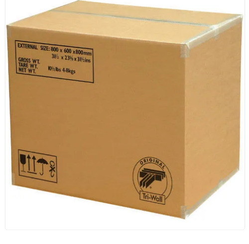 Corrugated Paper Boxes - 3 Mm Thick, Brown and Black | Eco-Friendly, Durable, Ideal for Electronic Items, Versatile for Retail Packaging