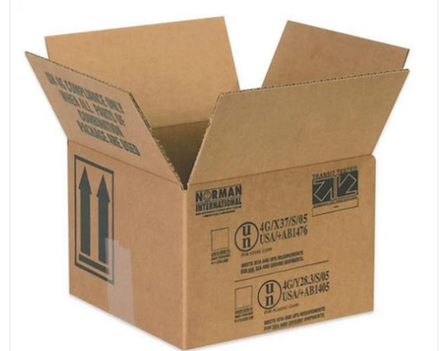 Paper Box Capacity 1-2 Kg Plain Brown Printed Corrugated Boxes 