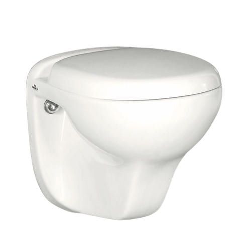 White Comfort Toilet Open Front Floor Mounted One Piece Water Closet