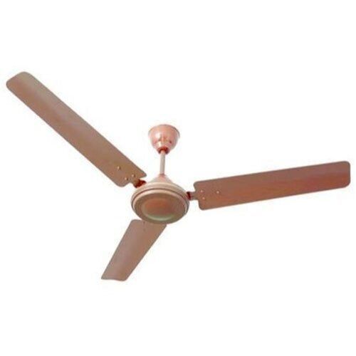 Aluminum Lightweight Portable Golden Electrical Ceiling Fans, 60 Watt