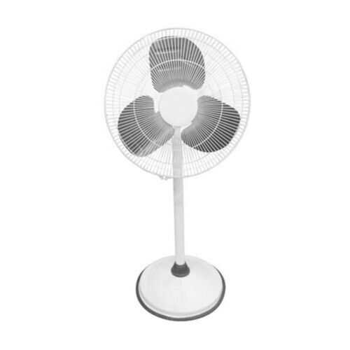 White Portable Electrical Pedestal Fan, 60 Watt